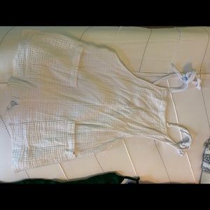 Cotton on white romper cover up